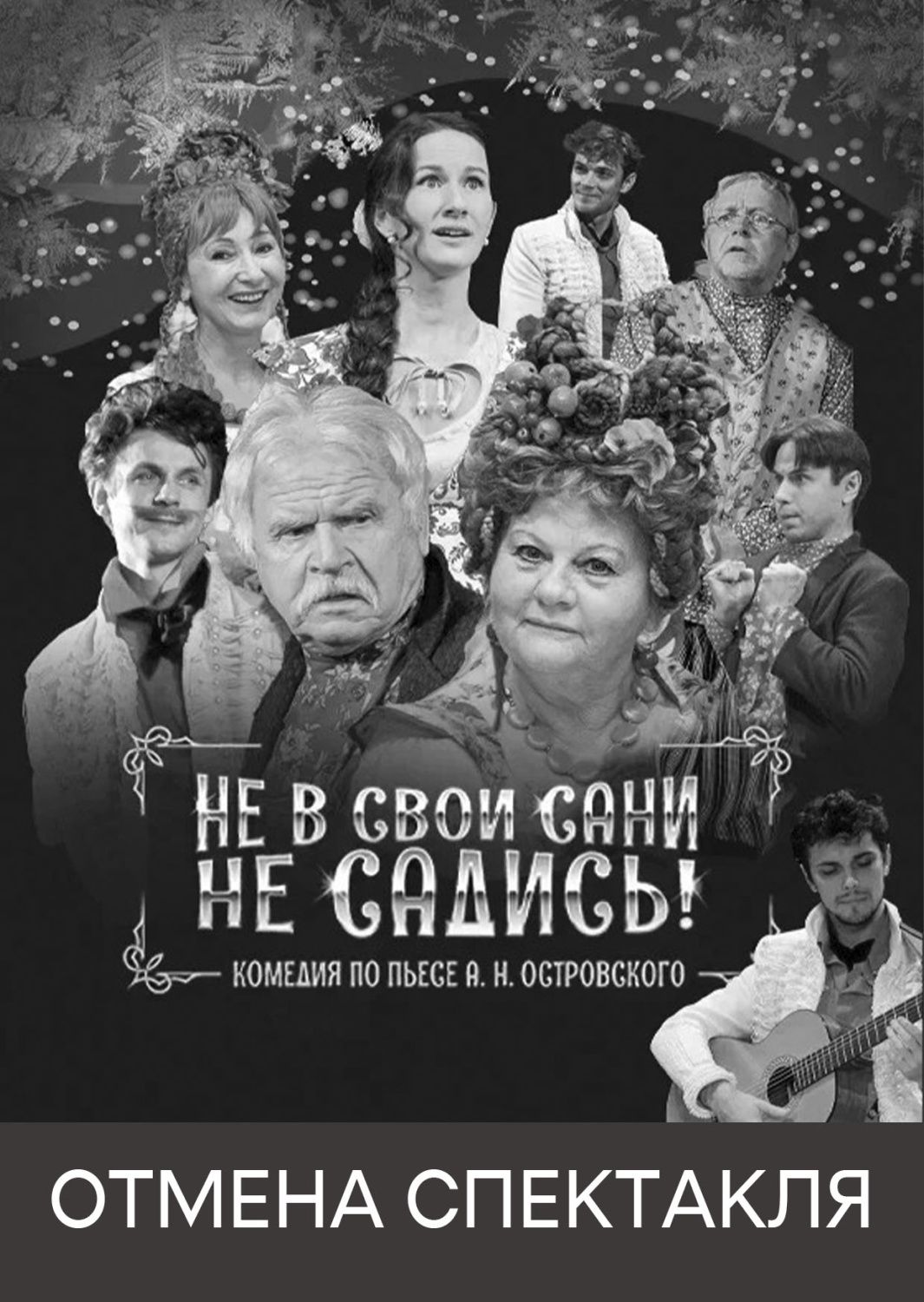 Отмена спектакля: «Не в свои сани не садись»